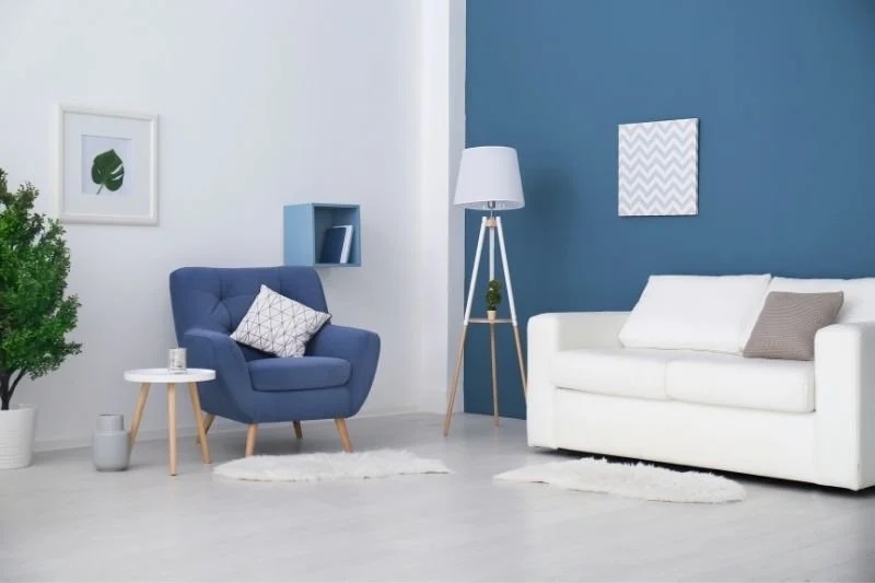 Seferihisar salon iç cephe boyama örneği